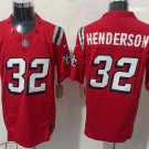 New England Patriots #32 TreVeyon Henderson Throwback F.U.S.E. Fashion Football Jersey Red