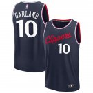 Mens LA Clippers #10 Darius Garland Nike Navy Icon Edition Swingman Jersey