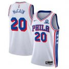 Philadelphia 76ers Jared McCain White Association Edition Jersey