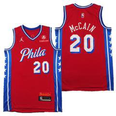 Philadelphia 76ers Jared McCain Red Statement Jersey
