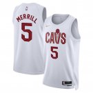 Sam Merrill 5 Cleveland Cavaliers 2024 Association Edition Jersey White