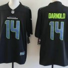 Men's Seattle Seahawks #14 Sam Darnold Limited Black Fashion Vapor Jersey