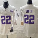 Men's Minnesota Vikings #22 Harrison Smith White 2025 F.U.S.E. Winter Warrior Skol Patch Jersey