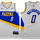 Men's Youth Pacers #0 Tyrese Haliburton City Edition Jersey White 2025-26