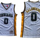 Indiana Pacers #0 Tyrese Haliburton Stitched Mitchell＆Ness Jersey White