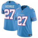 Men's Tennessee Titans #27 Eddie George Light Blue 2026 F.U.S.E. Vapor Limited Football Jersey