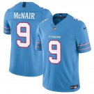 Men's Tennessee Titans #9 Steve McNair Light Blue 2026 F.U.S.E. Vapor Limited Football Jersey