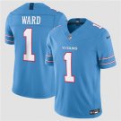 Tennessee Titans #1 Cameron Ward Light Blue 2026 F.U.S.E. Vapor Limited Football Stitched Jersey
