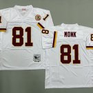 Washington Commanders Redskins #81 Art Monk White Throwback Football Jersey