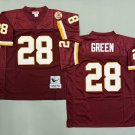 Washington Commanders Redskins #28 Darrell Green Burgundy Throwback Football Jersey