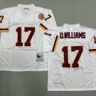 Washington Commanders Redskins #17 Doug Williams White Throwback Football Jersey