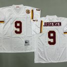 Washington Commanders Redskins #9 Sonny Jurgensen White Throwback Football Jersey