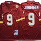 Washington Commanders Redskins #9 Sonny Jurgensen Burgundy Throwback Football Jersey