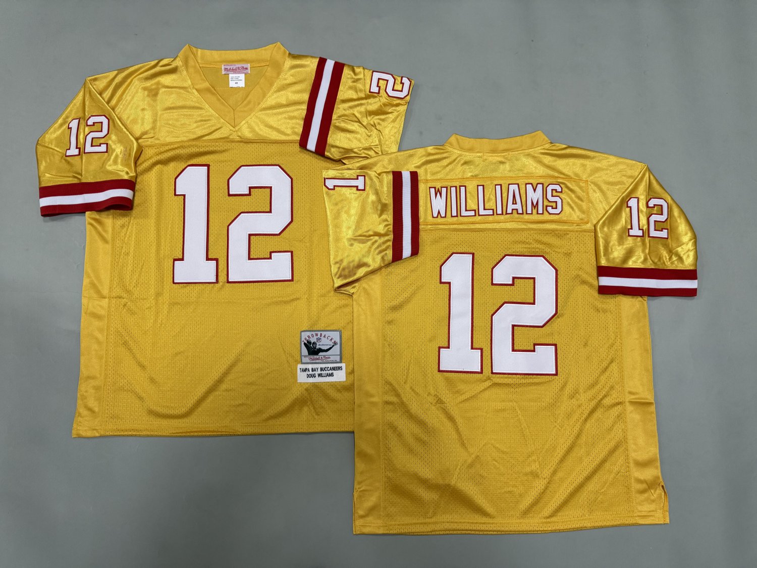 Doug Williams Tampa Bay Buccaneers Gold Throwback Football Jersey