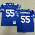 Men's Mitchell & Ness Seahawks #55 Brian Bosworth Throwback Jersey Royal