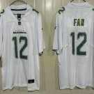 Seattle Seahawks #12 Fan Limited White Fashion Vapor Jersey