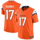 Men's Denver Broncos #17 Jaylen Waddle Orange 2026 F.U.S.E. Vapor Limited Football Jersey