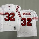 Men's Mitchell & Ness Ricky Watters San Francisco 49ers Throwback Jersey White