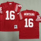 Men's Mitchell & Ness Joe Montana San Francisco 49ers Throwback Jersey Red