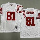Men's Mitchell & Ness Terrell Owens San Francisco 49ers Throwback Jersey White