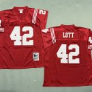 Men's Mitchell & Ness Ronnie Lott San Francisco 49ers Throwback Jersey Red
