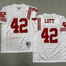 Men's Mitchell & Ness Ronnie Lott San Francisco 49ers Throwback Jersey White