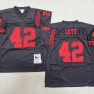 Men's Mitchell & Ness Ronnie Lott San Francisco 49ers Throwback Jersey Black
