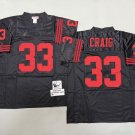 Men's Mitchell & Ness Roger Craig San Francisco 49ers Throwback Jersey Black