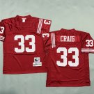 Men's Mitchell & Ness Roger Craig San Francisco 49ers Throwback Jersey Red