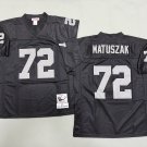 Mens M&N Raiders #72 John Matuszak Throwback Football Jersey Black