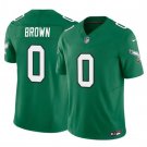 Men's Philadelphia Eagles #0 Hollywood Brown Kelly Green 2026 F.U.S.E. Throwback Jersey