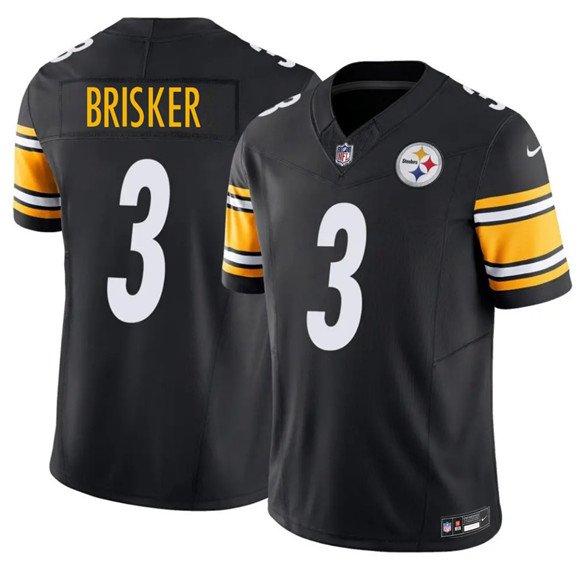 Men's PIT #3 Jaquan Brisker Black 2025 F.U.S.E. Vapor Limited Stitched Jersey
