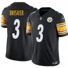 Men's Pittsburgh Steelers #3 Jaquan Brisker Black 2025 F.U.S.E. Vapor Limited Football Jersey
