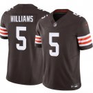 Men's Cleveland Browns #5 Quincy Williams Brown 2026 F.U.S.E. Vapor Limited Football Jersey