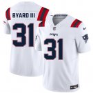 Men's New England Patriots #31 Kevin Byard III White 2026 F.U.S.E. Vapor Limited Football Jersey