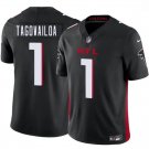 Men's Atlanta Falcons #1 Tua Tagovailoa Black 2026 F.U.S.E. Vapor Untouchable Limited Jersey