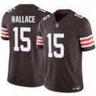 Men's Cleveland Browns #15 Tylan Wallace Brown 2026 F.U.S.E. Vapor Limited Football Jersey