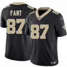 Men's New Orleans Saints #87 Noah Fant Black 2026 F.U.S.E Vapor Limited Football Stitched Jersey