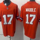 Broncos #17 Jaylen Waddle Orange F.U.S.E. Mile High Collection 1977 Throwback Jersey
