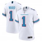 Tennessee Titans #1 Cameron Ward White 2026 Limited Football Stitched Jersey