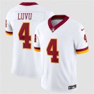 Men's Washington Commanders #4 Frankie Luvu White 2026 F.U.S.E. Vapor Limited Football Jersey