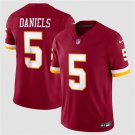 Men's Washington Commanders #5 Jayden Daniels Burgundy 2026 F.U.S.E. Vapor Limited Jersey