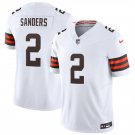 Men's Cleveland Browns #2 Shedeur Sanders White 2026 F.U.S.E. Vapor Limited Football Jersey