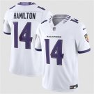 Baltimore Ravens #14 Kyle Hamilton White 2026 F.U.S.E. Football Jersey