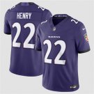Baltimore Ravens #22 Derrick Henry Purple 2026 F.U.S.E. Vapor Limited Football Stitched Jersey