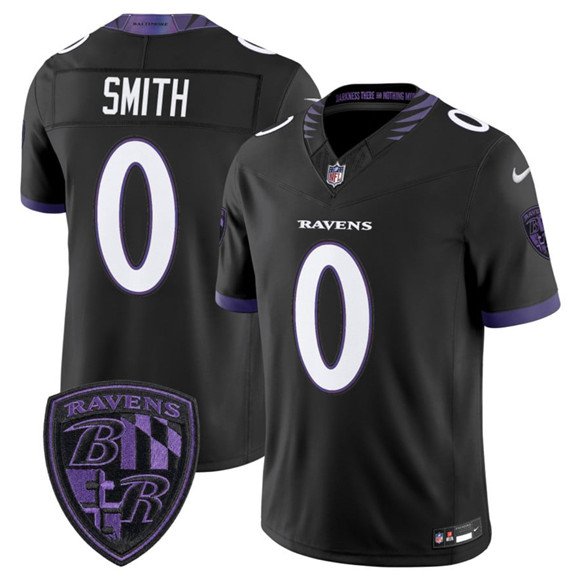 Baltimore Ravens #0 Roquan Smith Black 2026 F.U.S.E. Vapor Limited Jersey