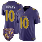 Baltimore Ravens #10 DeAndre Hopkins Purple 2026 F.U.S.E. Color Rush Football Jersey