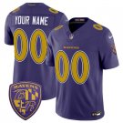 Baltimore Ravens Custom Purple 2026 F.U.S.E. Color Rush Limited Jersey