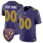 Baltimore Ravens Custom Purple 2026 F.U.S.E. Color Rush Limited Jersey