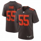 Cleveland Browns #55 Spencer Fano Nike Brown 2026 NFL Draft Game Jersey